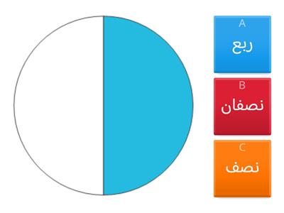 الكسر بالكلمات