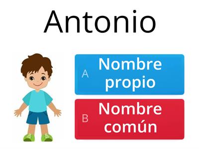 Nombres propios y comunes