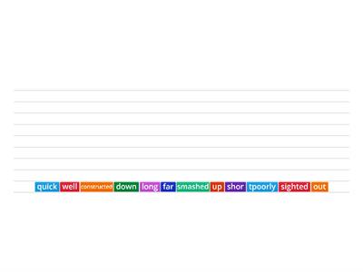 C2 Proficiency Compound Adjectives and their Collocations