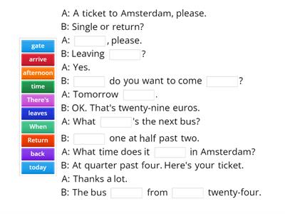 A1 How to buy a ticket