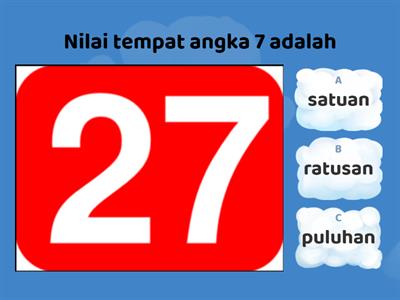 Nilai Tempat -Numerasi