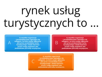 Rynek usług turystycznych - ot