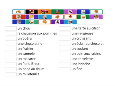 Les viennoiseries et les pâtisseries françaises