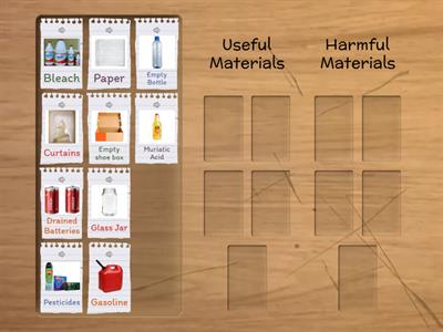 Useful and Harmful Materials