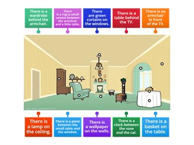 Mr. Bean - Big TV -  prepositions of place