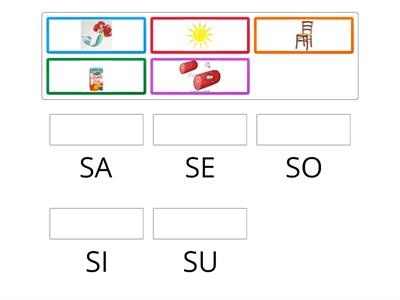  COLLEGA CON LE SILLABE SA-SE-SI-SO-SU