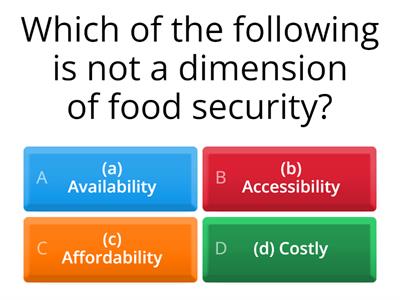 Food security in india