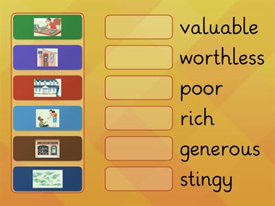 Money adjectives