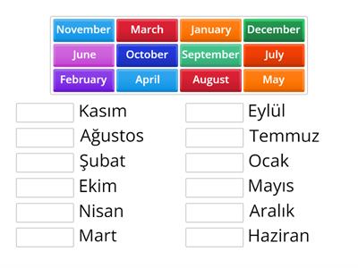 MONTHS of the YEAR