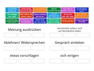 Redemittel für ein Konfliktgespräch