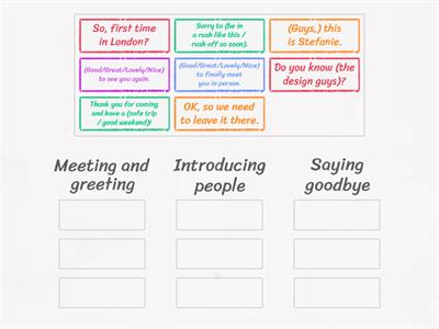 BP B1+ 1.3 Managing first meetings - phrases