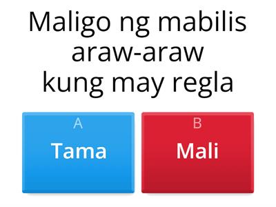 Nagagampanan ang tungkulin sa sarili sa panahon ng pagdadalaga o pagbibinata