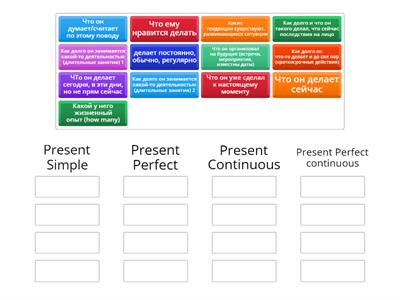 tenses revision