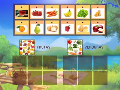  CLASIFICACIÓN DE FRUTAS Y VERDURAS