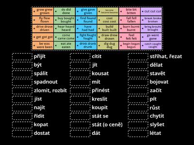 P4 U2 Irregular verbs 1