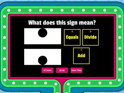 Numeracy Signs