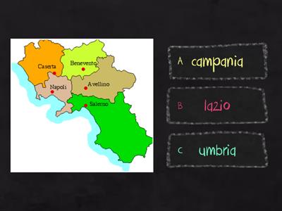 scopriamo le regioni di italia