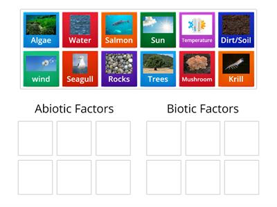 Biotic vs. Abiotic Factors