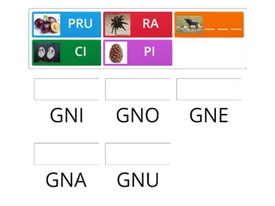 GNA - GNE - GNI - GNO - GNU 
