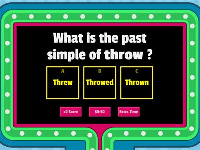What is the past simple of the verb?