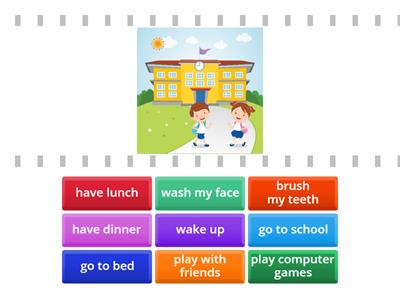  Vocabulary 1 - Daily Routines