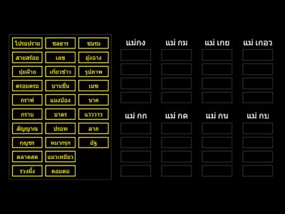 มาตราตัวสะกด 8 มาตรา