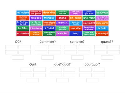 Les mots interrogatifs FLE 