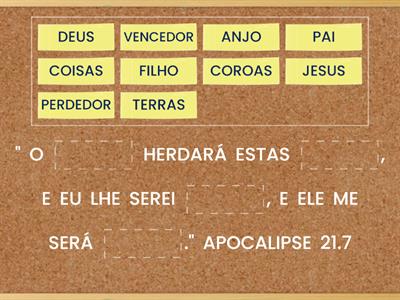 Memorize Apocalipse 21.7