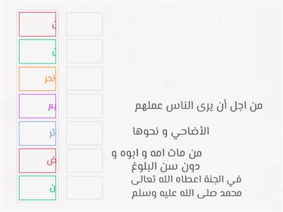 تفسير سورتي الكوثر و الماعون(معاني الكلمات)