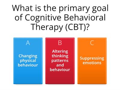 What is CBT Treatment? Quiz