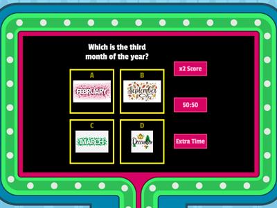 Months of the year memory game - Recursos didácticos