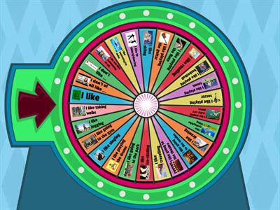 WHEEL of FORTUNE Test - In my leisure/free time, I like to ...