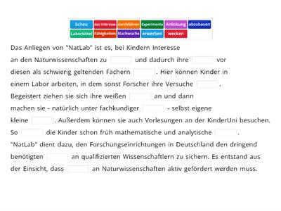 Kinder und Wissenschaft