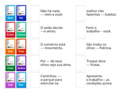 Preposição - 5º ano