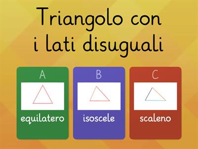 Triangolo - classificazione in base ai lati