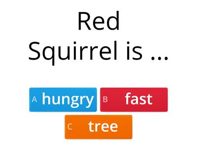 RA7 Red Squirrel Hides Some Nuts Comprehension