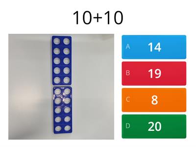 Addition within 20 - Numicon