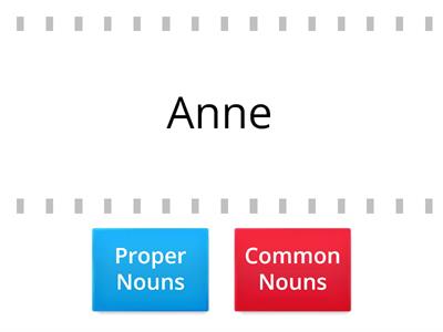 Proper and Common  Nouns