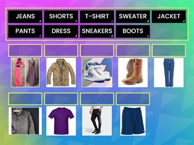 CLOTHES ( WORKSHEET 02)