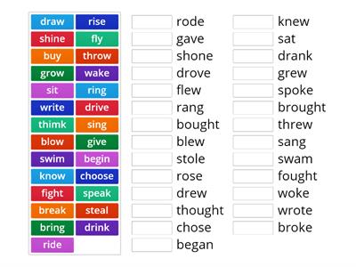 essential links - page 190 -past simple irregular verbs
