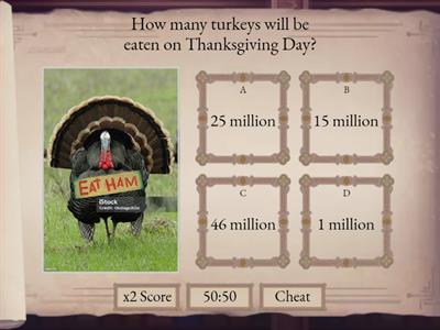 Thanksgiving Day Quiz