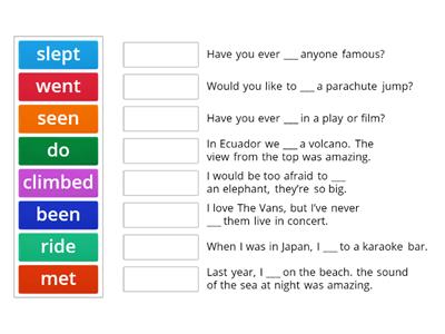 Sentence Verb Matching