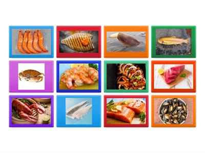 Vocabulary: Food: fish and seafood (Level intermediate 1A)