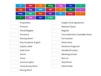 Writing Correction Code Practice