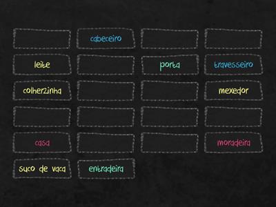 Vocabulário Marcelo, marmelo, martelo