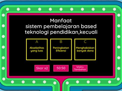  SOAL TEKNOLOGI PENDIDIKAN PAI I (AZIZAH&IZAHTI)