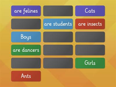 Noun + are + noun: Plural