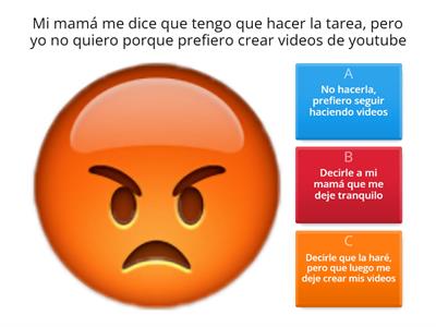 Lee la situación y piensa: ¿Qué debería hacer?