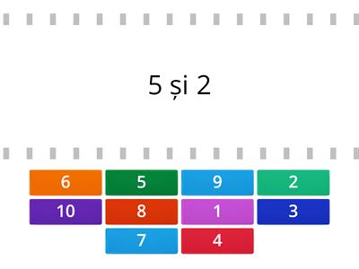 Compunerea  numerelor (1-10)