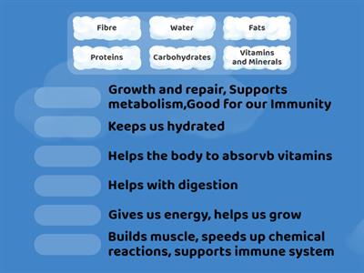 Nutrients and its Functions